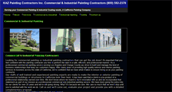 Desktop Screenshot of kazpainting.com